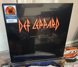 Def Leppard Greatest Hits Limited Orange/Yellow Splatter Vinyl LP New Sealed - Picture 1 of 2