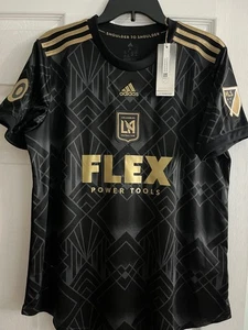 Adidas MLS Mujer Los Angeles Fútbol Club Camiseta XL Nuevo #22 Raro Negro - Imagen 1 de 4
