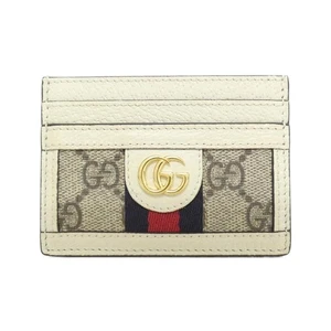 Authentic GUCCI OPHIDIA 523159 96IWG Card Case #260-006-743-3469 - Picture 1 of 3