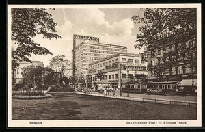 Berlin-Kreuzberg, Europa Haus am Askanischen Platz, Ansichtskarte  - Picture 1 of 2