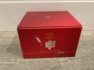 Christmas Lenox 24 Kt Gold Warm Wishes From Mickey Night Light Mickey Mouse New - Picture 1 of 7