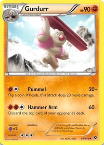 Gurdurr 66/146 XY Base Set Pokemon 006635 - Picture 1 of 2