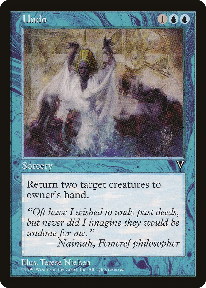Undo (MP) Visions VIS Magic MTG - Image 1 of 1