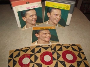FRANK SINATRA- THE VOICE - 3 - 45RPM 7” EPs COLUMBIA B-7431-32-33 1955 - Picture 1 of 6