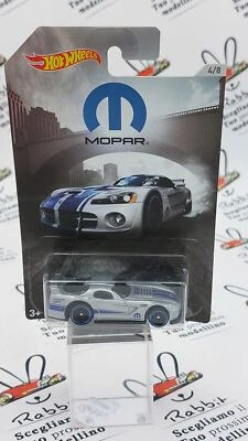 DIE CAST " DODGE VIPER GTS - R " 4/8 MOPAR HOT WHEELS SCALA 1/64 - Immagine 1 di 2