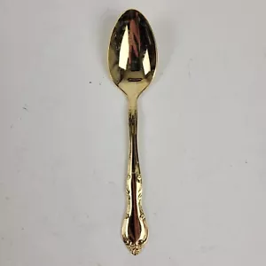 Towle Gold Electroplate Flatware TWS118 Pattern One Single Teaspoon 6 1/4" - Picture 1 of 3
