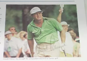Programa de Campeonato Abierto Senior de Estados Unidos 1981 firmado por Arnold Palmer ganador autógrafo - Imagen 1 de 7