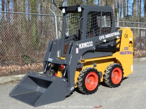 2024 CFG Industry KRW232 Skid Steer Wheel Loader Tractor Aux Hyd bidadoo -Repair - Picture 1 of 12
