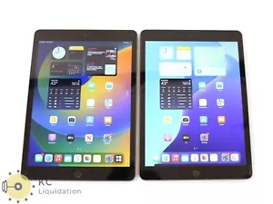 Lot 2x Apple iPad 7th Gen 10.2" A2197 128GB Unlocked WiFi Only Tablet - Picture 1 of 13