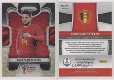2018 Panini Prizm World Cup Black and Gold Wave Prizm Dries Mertens #14