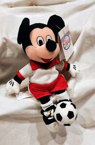Disney Soccer Mickey Mouse 8" Bean Bag Plush Toy from The Disney Store