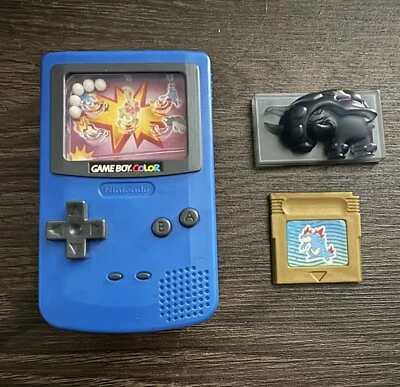 Pinball Vintage Pokémon Nintendo Azul Game Boy Color Juguete Completo Burger King Foto 1 de 3