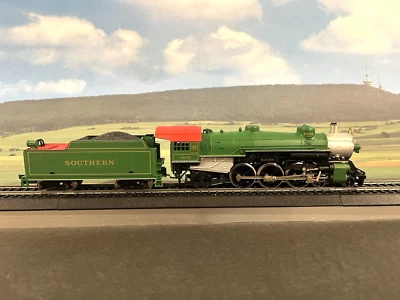 MODEL POWER HO Train 6648 Steam Locomotive Southern #1402 - Image 1 of 4