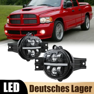 Par de faros antiniebla LED DRL para Dodge Ram 1500 2002-08 Ram 2500 3500 2003-09 - Imagen 1 de 9