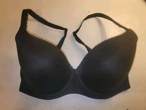 Victoria's Secret Body by Victoria Black Lined Demi Underwire Bra Size 32DD - Picture 1 of 10