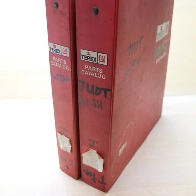 TEREX 7UOT 61SH Scraper Tractor Parts manual book list catalog pan list spare - Image 1 of 4