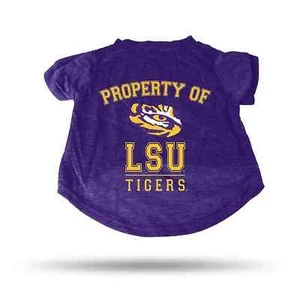 LOUISIANA STATE LSU TIGERS DOG CAT PROPERTY OF T SHIRT PREMIUM COTTON LARGE XL - Picture 1 of 1