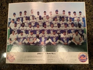 1982 New York Mets Team Photo 15x11 inches - Picture 1 of 1