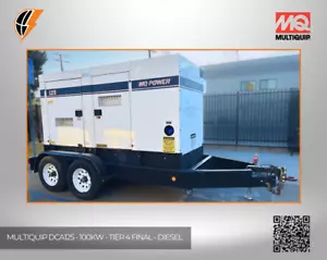 Multiquip DCA125 - 100KW Tier 4 FINAL CARB Rental Grade Power Module - Picture 1 of 9
