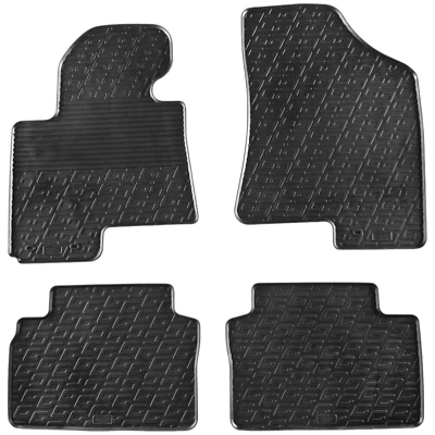 Alfombrillas de goma para auto Hyundai IX35 2009-2015 revestimientos resistentes para todo tipo de clima Foto 1 de 4