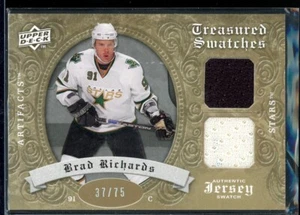 2008-09 Artifacts Treasured Swatches Dual Gold #TSDBR Brad Richards 37/75 - Picture 1 of 2