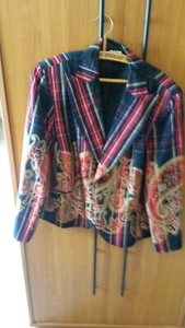 Damenbläser Grösse 50 mehrfarbig, schwarz, rot gold blau beige - Bild 1 von 5