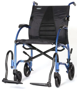 Strongback Excursion 8 Lightweight Transport Chair Wheelchair 16" / 18" NEW - Bild 1 von 7