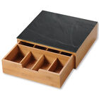 KESPER 58951 Box mit Schublade und 8 Fächern / Kaffeekapsel-Box / Teebox / Te...