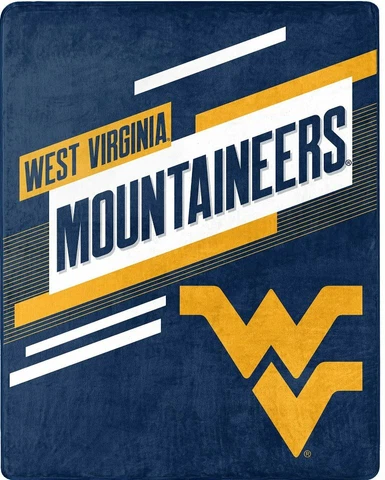 West Virginia Mountaineers NCAA Movement Silk Touch Throw Blanket - W7019741988 Cover