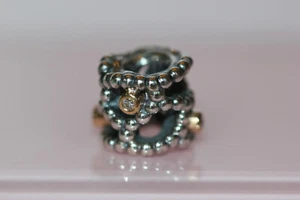 NUEVO EN CAJA PANDORA ORO 14K DIJE DELICIA DIAMANTES RETIRADO 790411D MUY RARO ¡DIFÍCIL DE ENCONTRAR! CAJA - Imagen 1 de 5