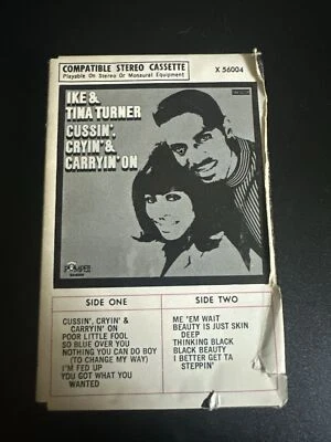 Ike & Tina Turner Cassette Cussin & Cryin & Carryin On - Image 1 of 4