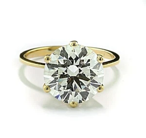 Solitario Anillo Brillante 4,05 Quilates E/VS1 Igi-Zertifikat Cvd Vierkaräter - Imagen 1 de 7