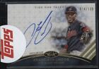 2018 Topps Tier One Talent Francisco Lindor Signed AUTO 74/130 Cleveland Indians