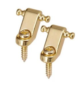 2pc Gold Roller String Tree Guide Electric Guitar - Picture 1 of 4