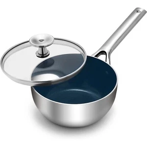 Blue Diamond Saucepan 16cm Sauté Pan Ceramic Non-Stick PFAS-Free Oven Safe - Picture 1 of 8
