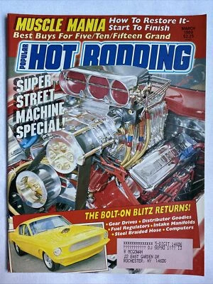 1989 March Popular Hot Rodding Magazine The Bolt-on Blitz Returns! (CP178) - Image 1 of 3