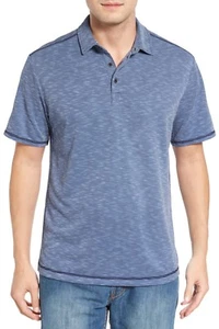 Tommy Bahama Herren Neu Double Tempo Spectator Trikot Polo Maritim Blau Medium - Bild 1 von 3