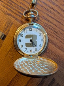 Dale Earnhardt gold colored pocketwatch 1951-2001 - Picture 1 of 4