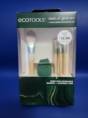 Ecotools makeup brushes, Dash Of Glow Set 5 Piece Limited Edition Gift Set. - Image 1 of 4