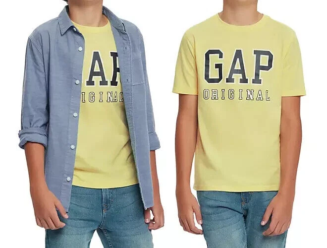 Gap Kids Boys Woven Shirt Set Size L 10/12 Lemonade