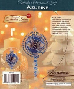 Herrschners Azurin #65 Sammler Ornament Kit - Bild 1 von 2