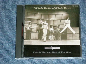 THE WHO Japan 1988 NM CD WHO'S BETTER WHO'S BEST P30P-20158 - Imagen 1 de 7