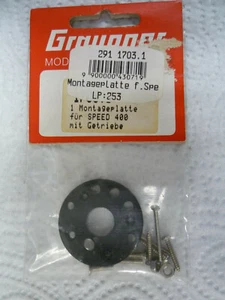 Placa de montaje Graupner 1703.1 para Speed 400 con transmisión - Imagen 1 de 1