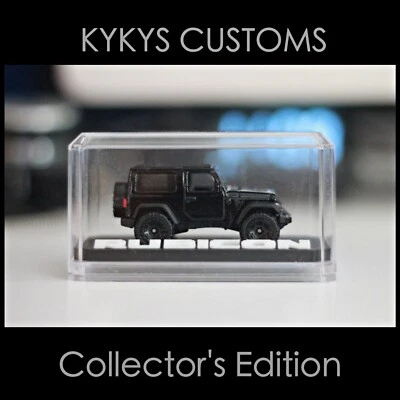 KYKYS Collector's Edition - Matchbox 18 Jeep Wrangler in Black w/ Case - Image 1 of 4