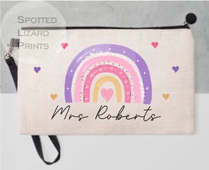 Regalo para maestro, estuche de lápices para maestro arco iris, regalo de fin de término, agradecimiento maestro - Imagen 1 de 3