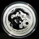 2012 Silver Australian Lunar Year of the Dragon 1/2 oz Coin (Perth Mint)