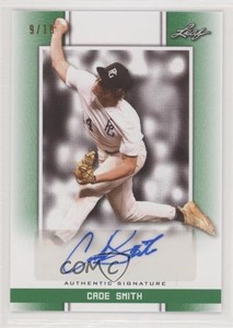 2019 Leaf Perfect Game National Showcase Auto Green /10 Cade Smith #BA-CS1 Auto
