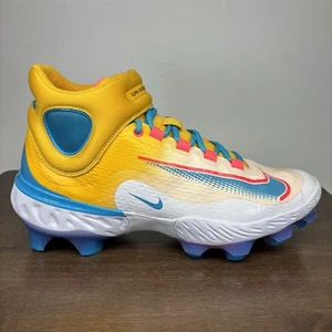 NIKE Alpha Huarache PE Baseball Cleats Sample NY Mets Men's Size 10 HJ7965-700 - Picture 1 of 8