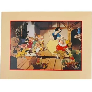 Vintage Lithograph Walt Disney Exclusive Snow White and the Seven Dwarfs 1994 - Picture 1 of 7