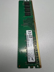 Micron 8GB DDR4-2666 PC4-21300 1Rx8 DIMM Desktop Memory RAM MTA8ATF1G64AZ-2G6E1 - Picture 1 of 1